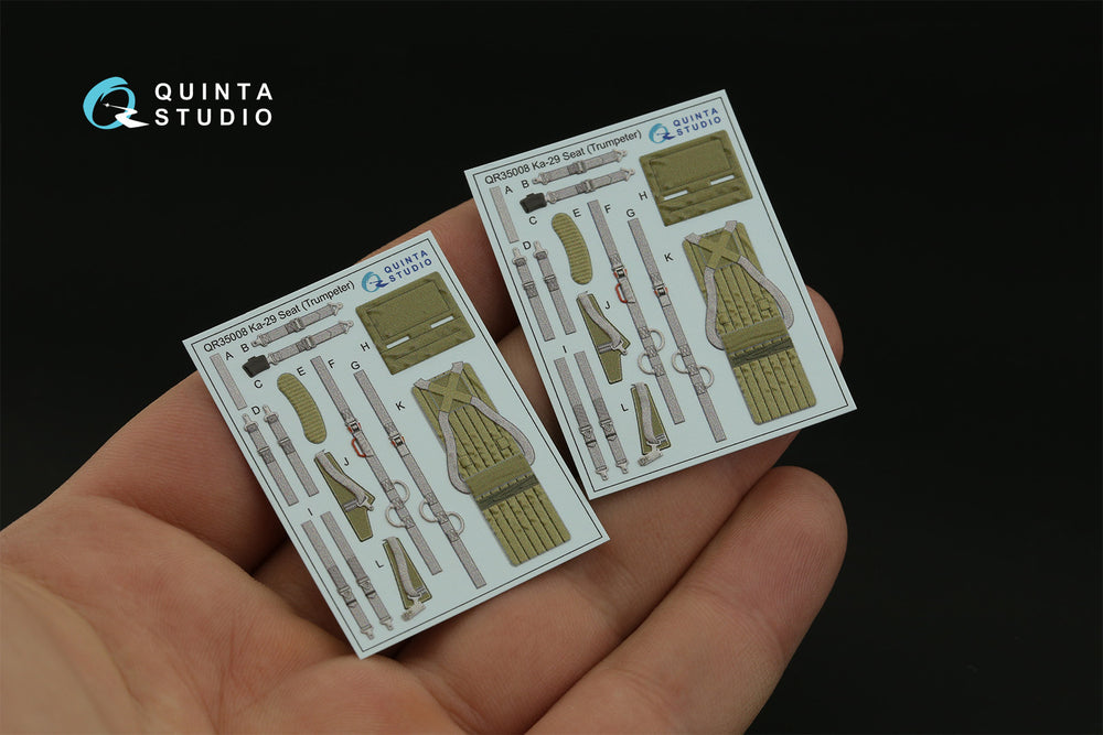 Quinta Studio QD35077 1:35 Kamov Ka-29 3D-Printed Interior Decals