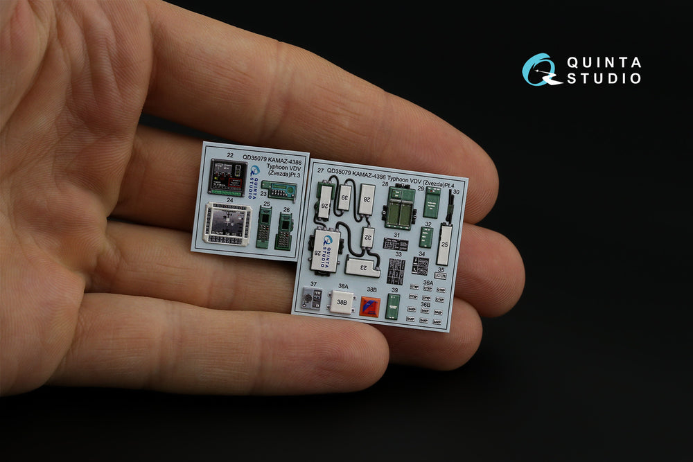 Quinta Studio QD35079 1:35 K-4386 Typhoon VDV 3D Interior Decal