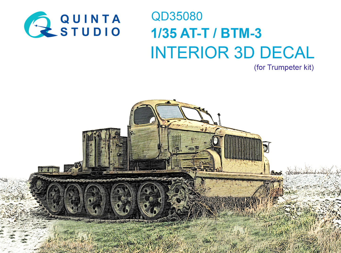 Quinta Studio QD35080 1:35 AT-T/BTM-3 3D-Printed Interior Decals