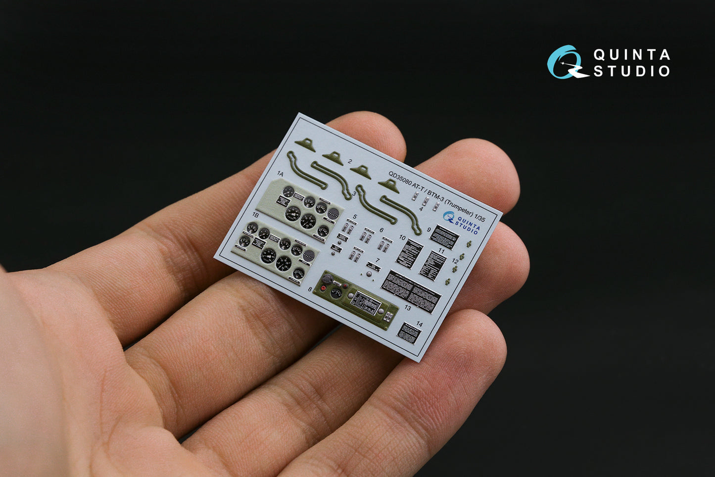 Quinta Studio QD35080 1:35 AT-T/BTM-3 3D-Printed Interior Decals