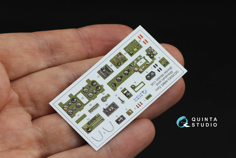 Quinta Studio QD35083 1:35 Mitsubishi A6M2 Zero