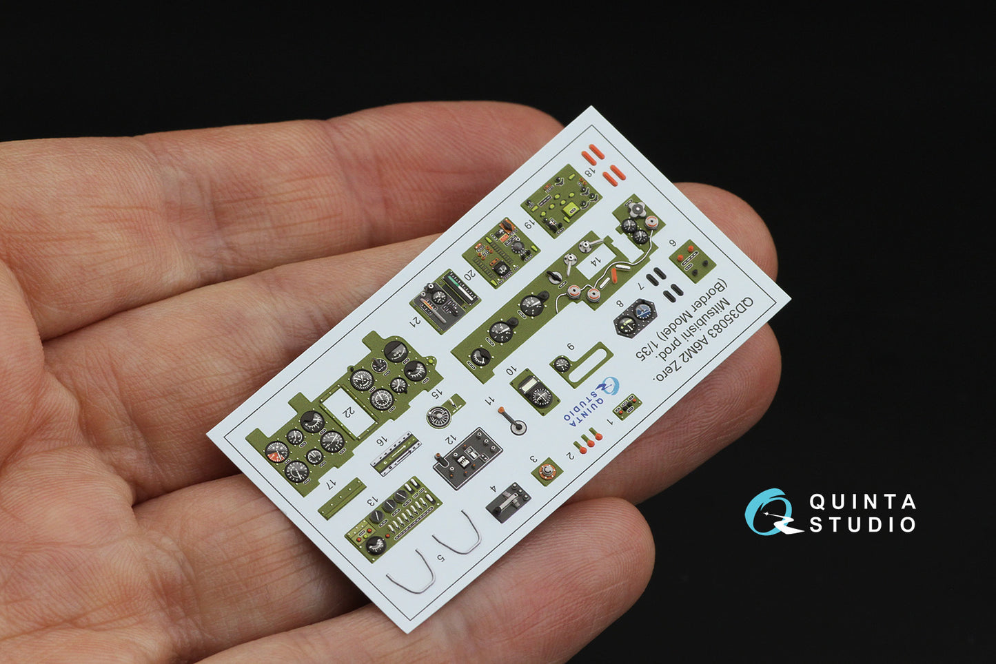 Quinta Studio QD35083 1:35 Mitsubishi A6M2 Zero