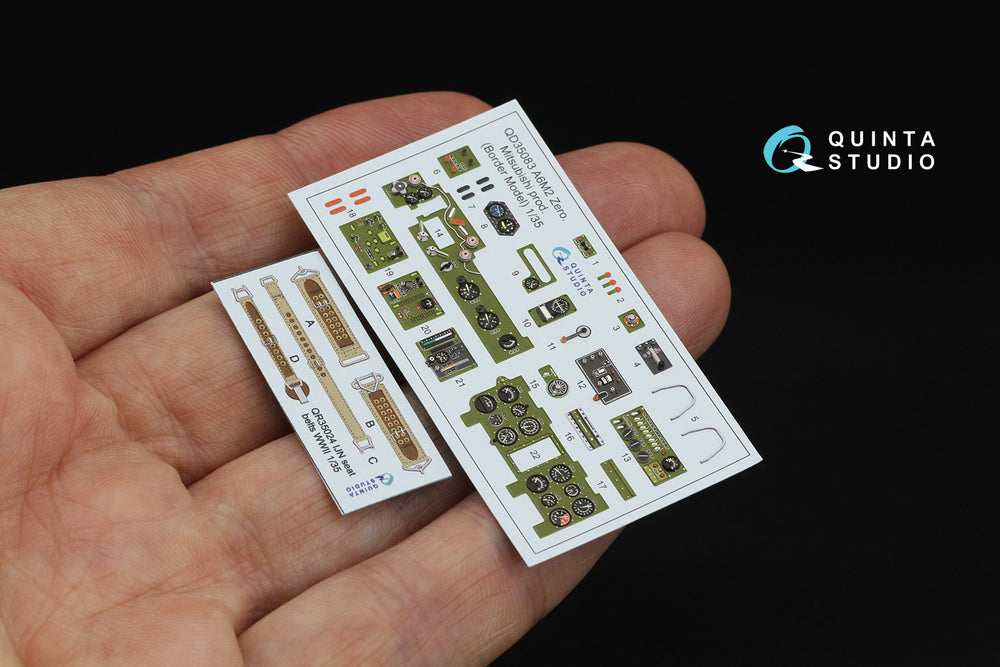 Quinta Studio QD35083 1:35 Mitsubishi A6M2 Zero