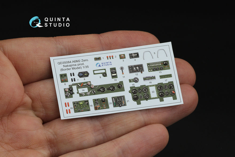 Quinta Studio QD35084 1:35 Nakajima A6M2 Zero
