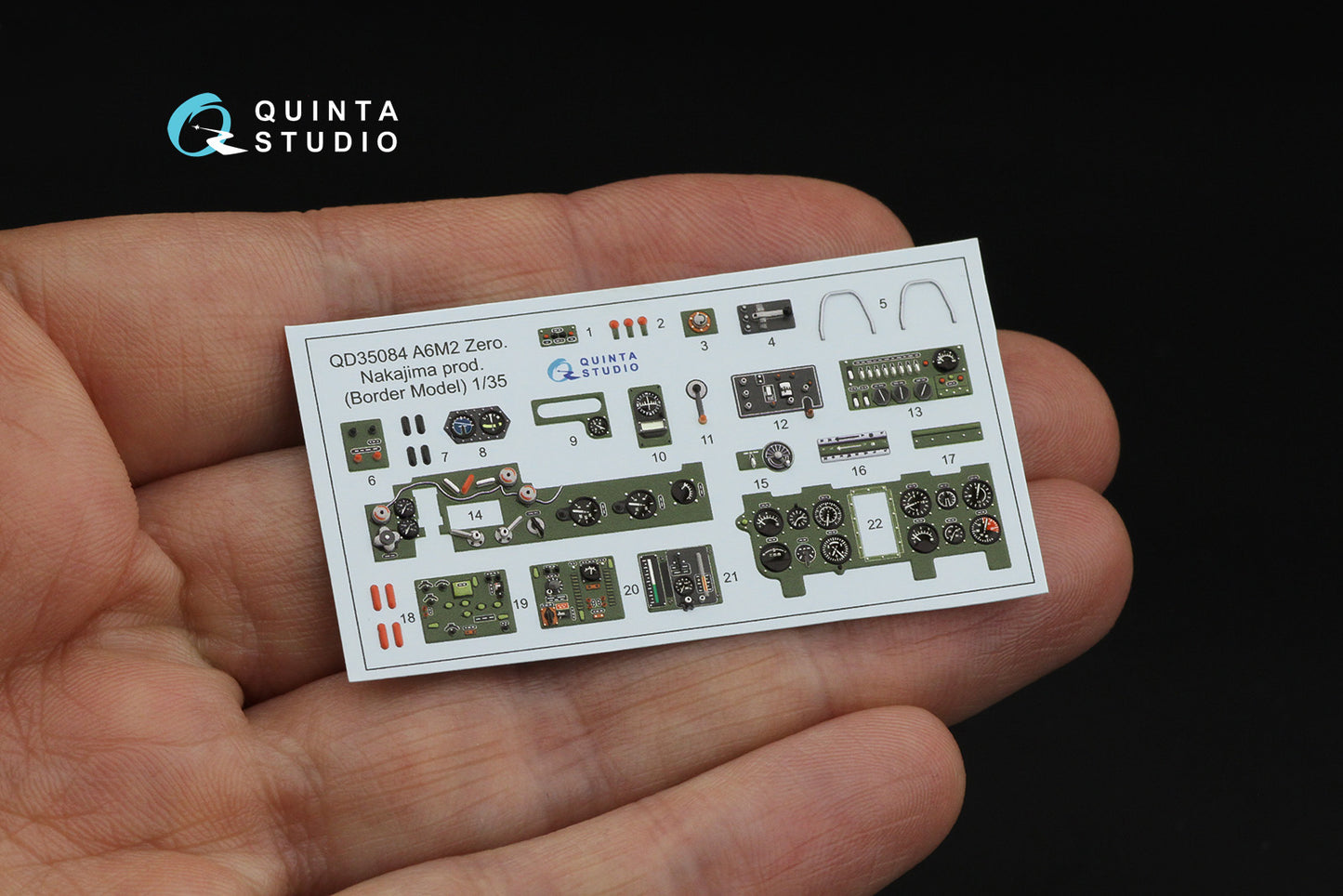 Quinta Studio QD35084 1:35 Nakajima A6M2 Zero