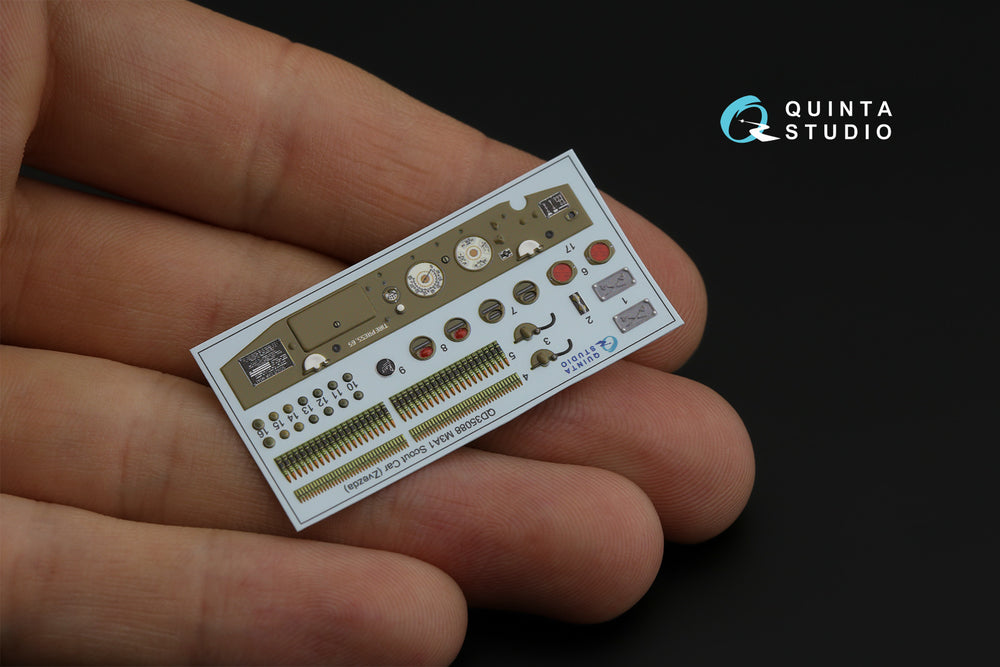 Quinta Studio QD35088 1:35 M3A1 Scout 3D-Printed Interior Decals