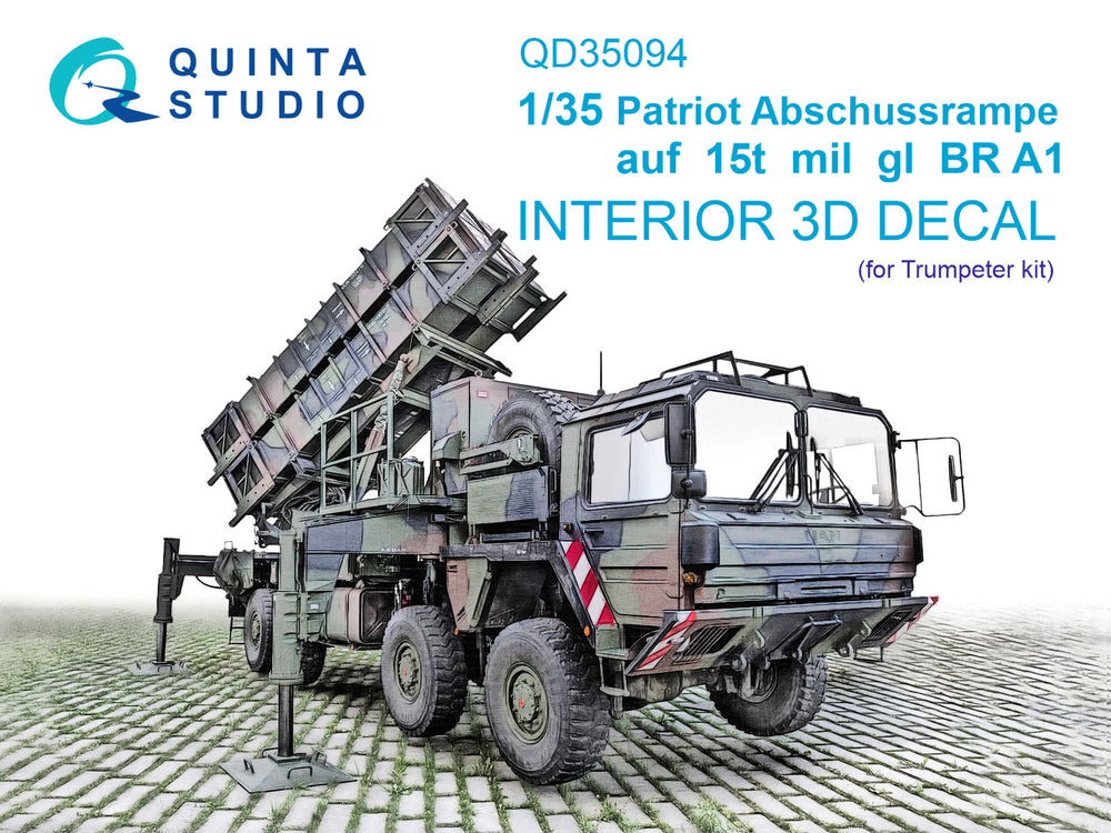Quinta Studio QD35094 1:35 German Patriot Launcher 3D Interior