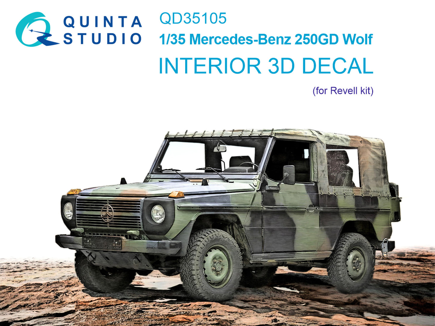 Quinta Studio QD35105 1:35 MB 250GD Wolf 3D Interior Decal