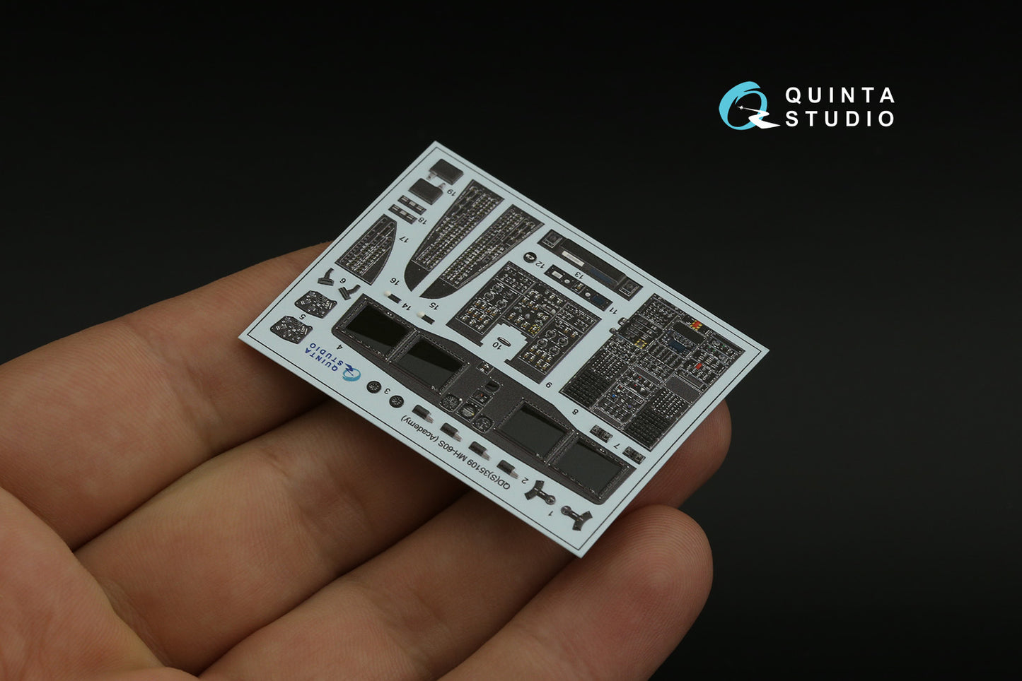 Quinta Studio QD35109 1:35 MH-60S Seahawk 3D Interior Decal