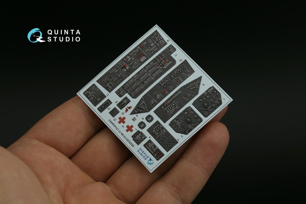 Quinta Studio QD35110 1:35 Mil Mi-17 3D-Printed coloured Interior on decal paper