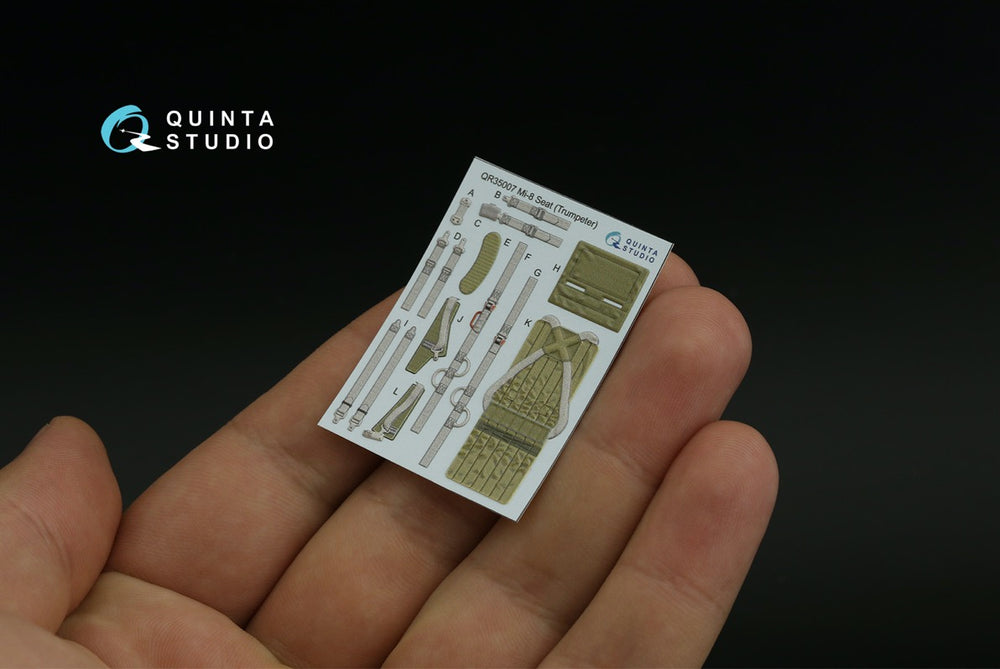 Quinta Studio QD35110 1:35 Mil Mi-17 3D-Printed coloured Interior on decal paper