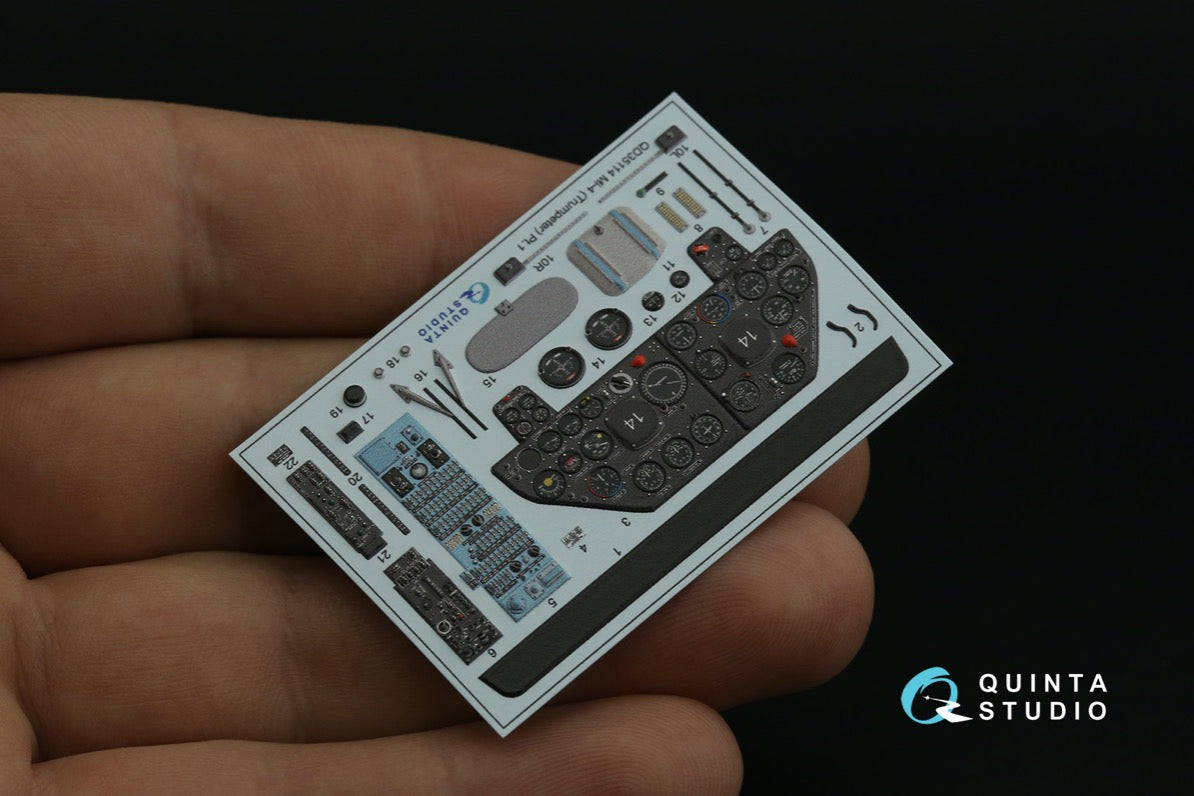 Quinta Studio QD35114 1:35 Mil Mi-4 3D-Printed coloured Interior on decal paper