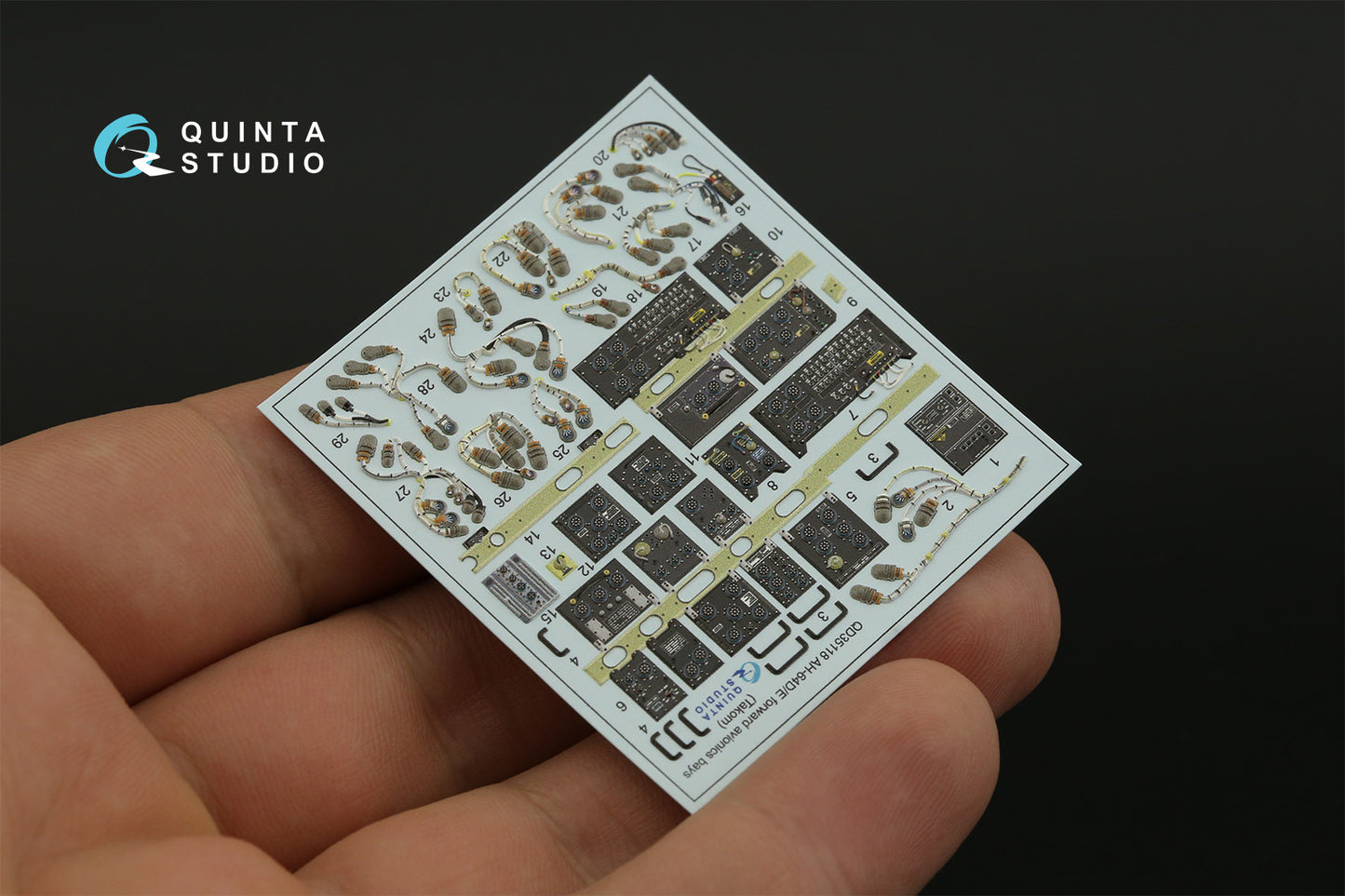 Quinta Studio QD35118 1:35 AH-64DE EFAB Avionics 3D Interior Decal