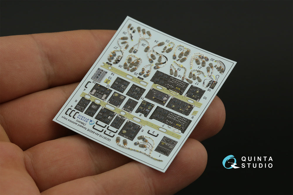 Quinta Studio QD35118 1:35 AH-64DE EFAB Avionics 3D Interior Decal