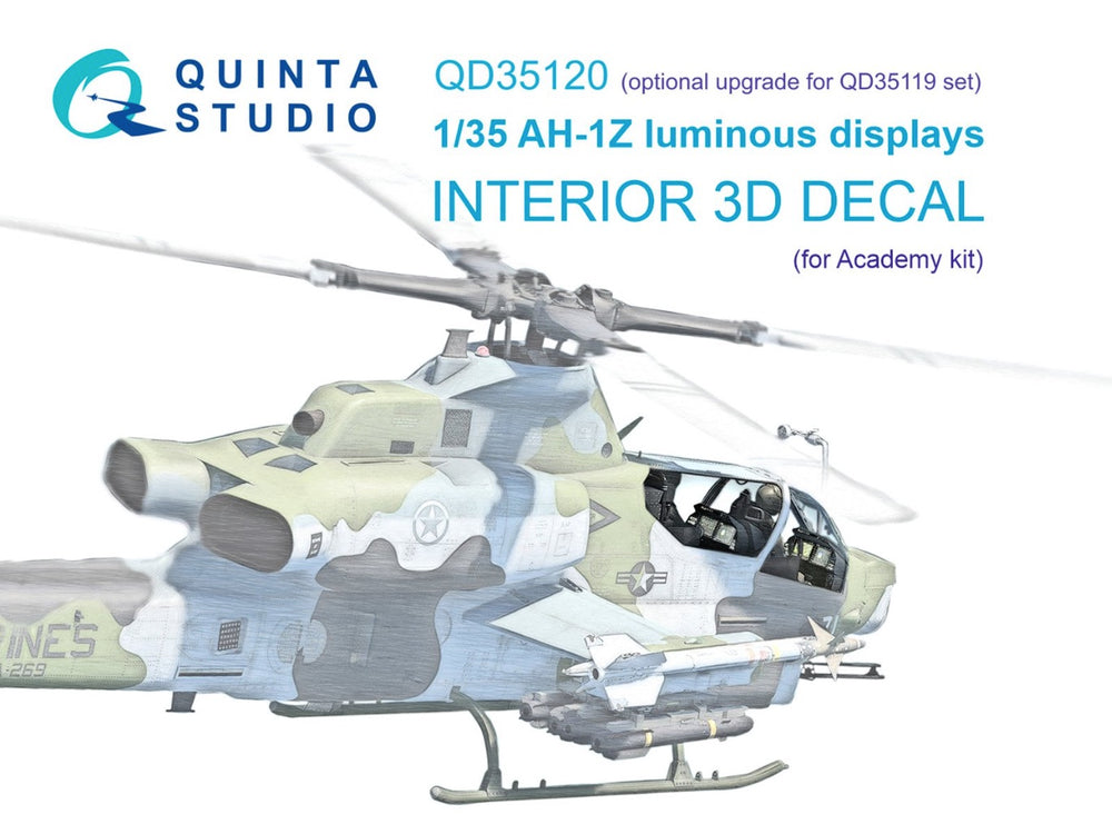 Quinta Studio QD35120 1:35 AH-1Z Viper Luminous Displays