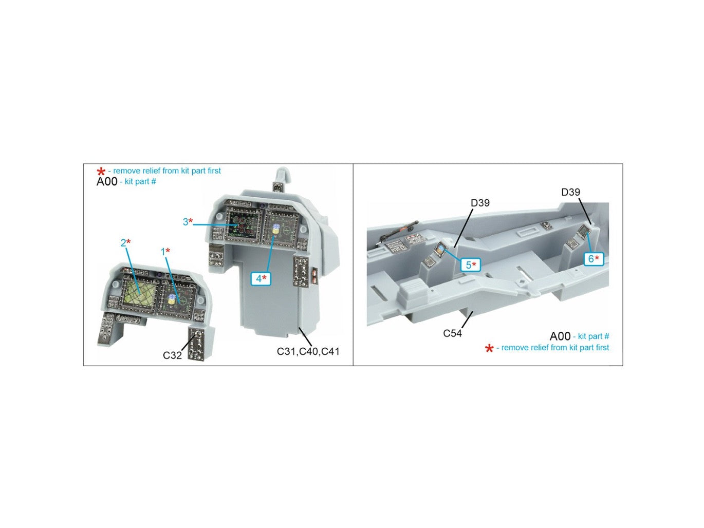 Quinta Studio QD35120 1:35 AH-1Z Viper Luminous Displays