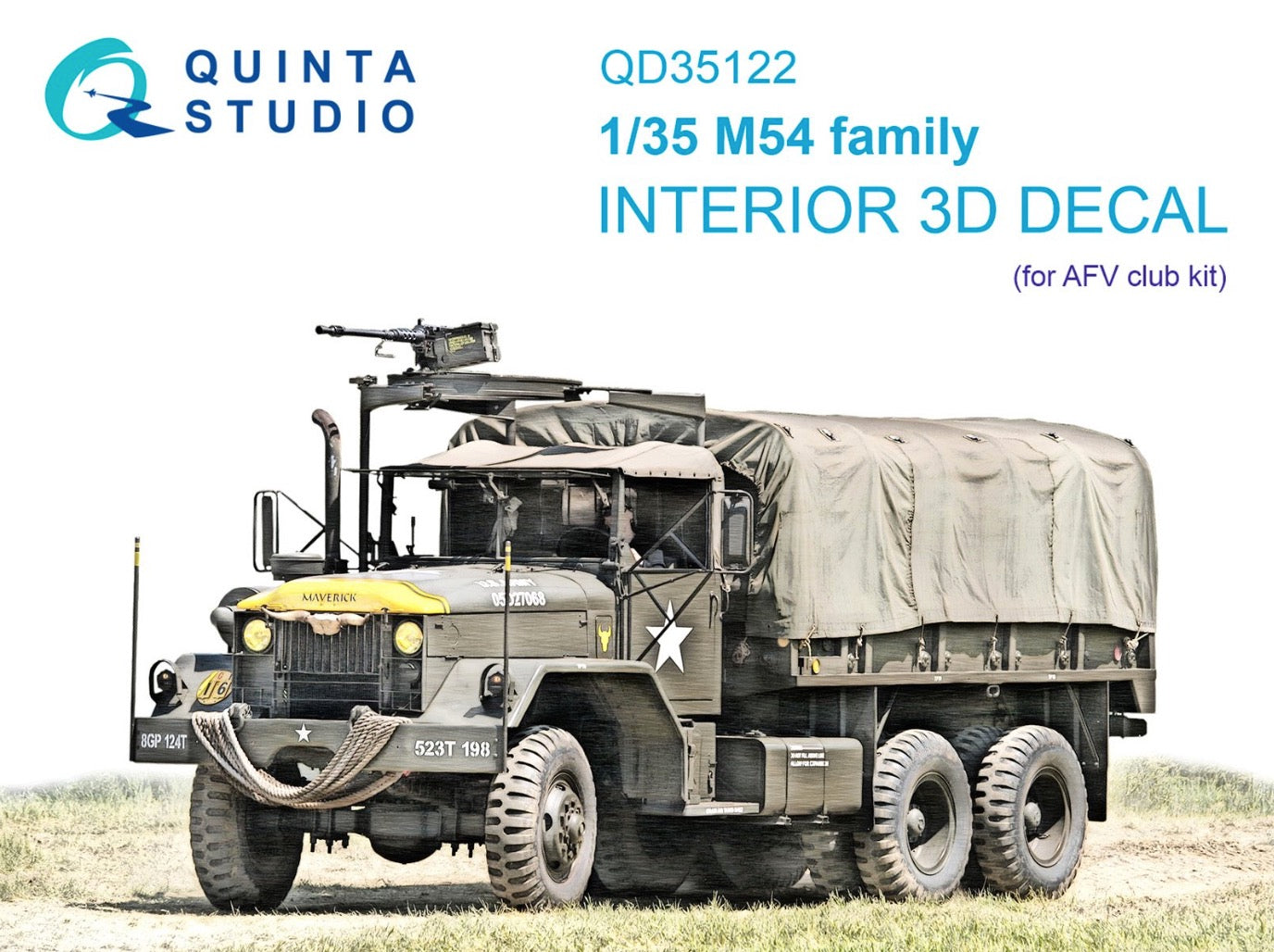 Quinta Studio QD35122 1:35 M54 Family 3D-Printed Interior Decals