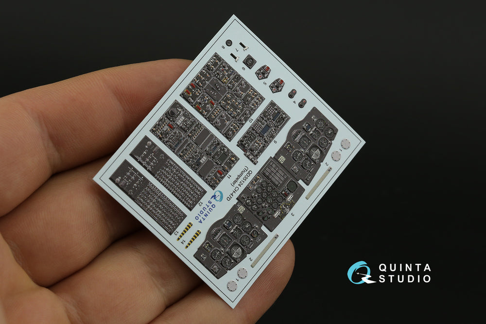 Quinta Studio QD35124 1:35 Boeing CH-47D 3D-Printed Interior Decals
