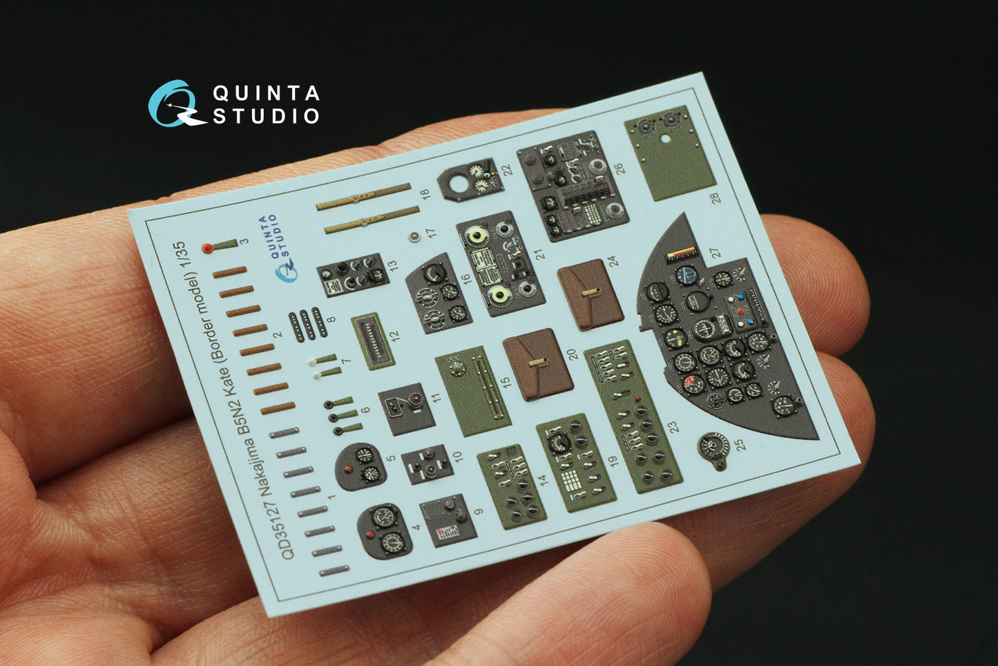 Quinta Studio QD35127 1:35 Nakajima B5N2 Kate 3D Interior Decal