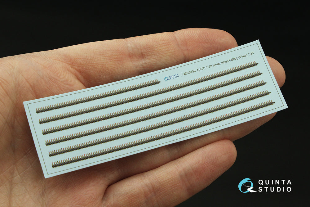 Quinta Studio QD35130 1:35 NATO 7.62 ammunition belts