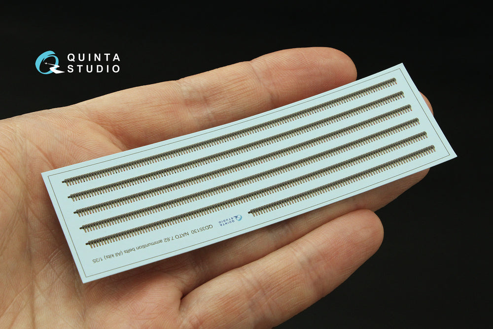 Quinta Studio QD35130 1:35 NATO 7.62 ammunition belts