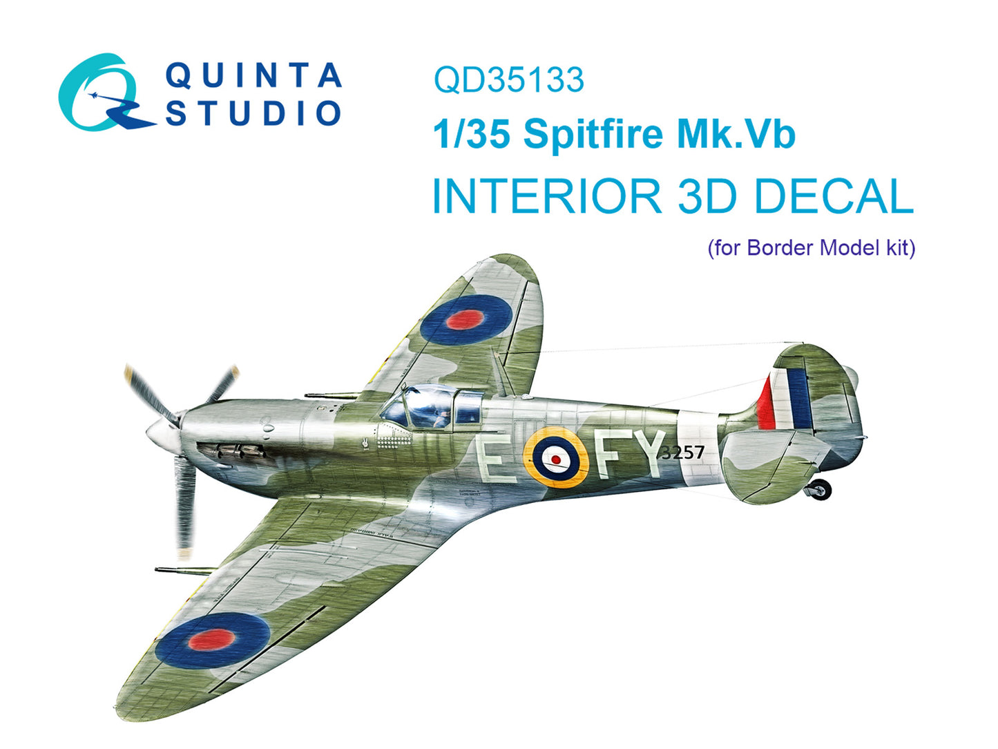 Quinta Studio QD35133 1:35 Spitfire Mk.Vb 3D Interior Decal