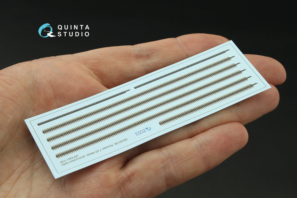 Quinta Studio QD35136 1:35 Russian 7.62 Metal ammunition belts