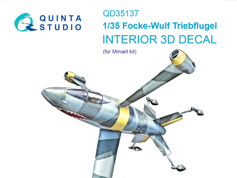 Quinta Studio QD35137 1:35 Focke-Wulf Triebflugel 3D Interior Decal
