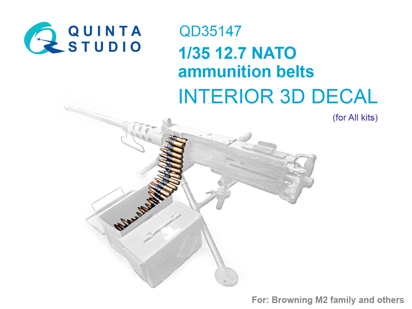Quinta Studio QD35147 1:35 NATO 12.7 ammunition belts