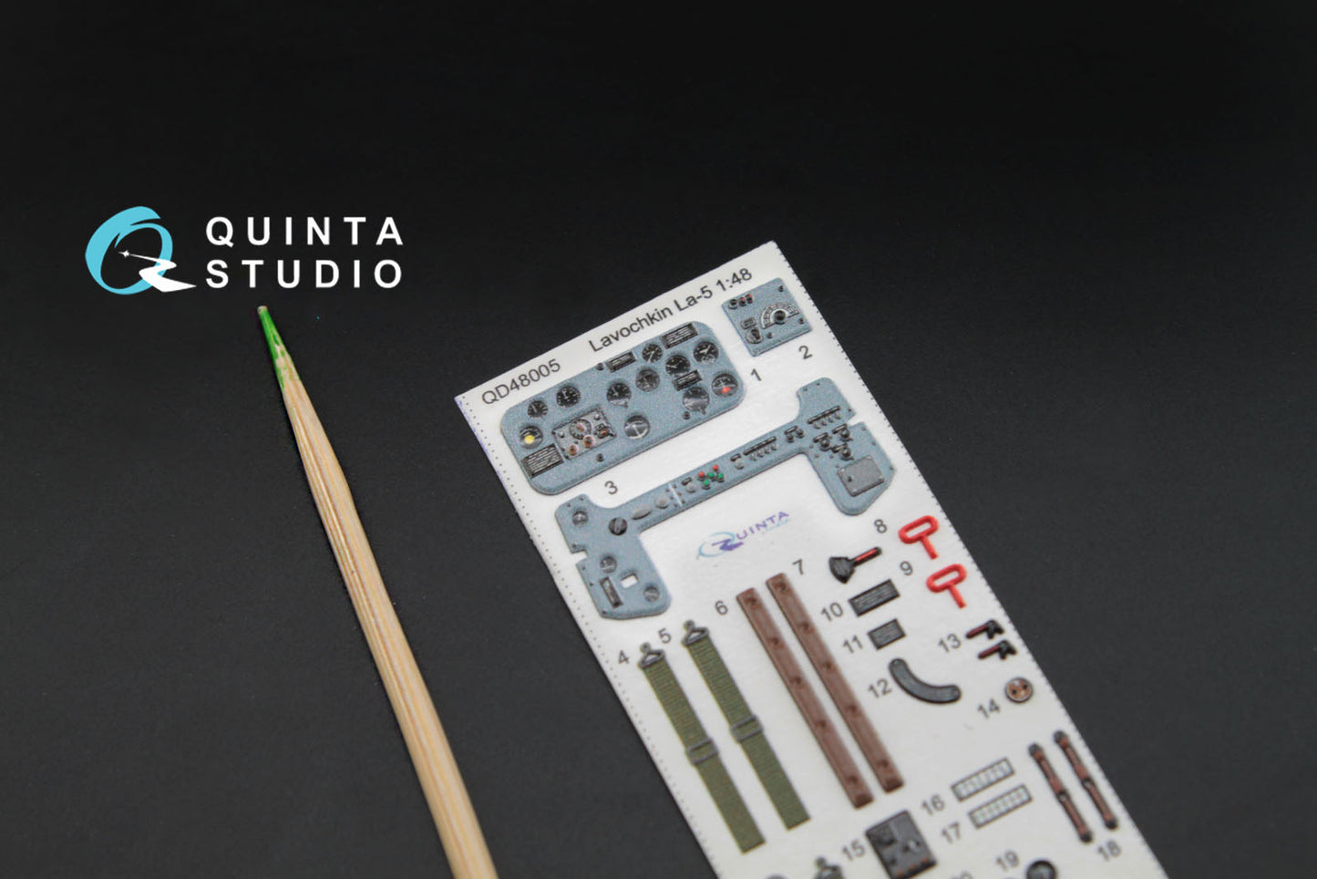 Quinta Studio QD48005 1:48 Lavochkin La-5 3D-Printed Interior Decals