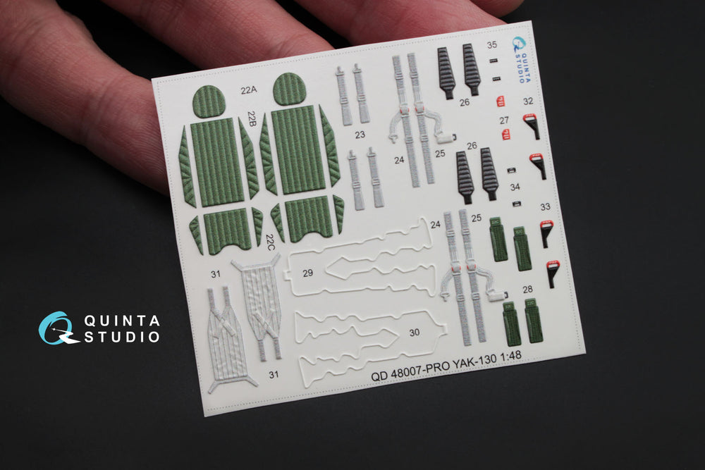 Quinta Studio QD48007 1:48 Yakovlev Yak-140 3D Interior Decal