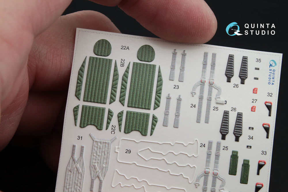 Quinta Studio QD48007 1:48 Yakovlev Yak-140 3D Interior Decal