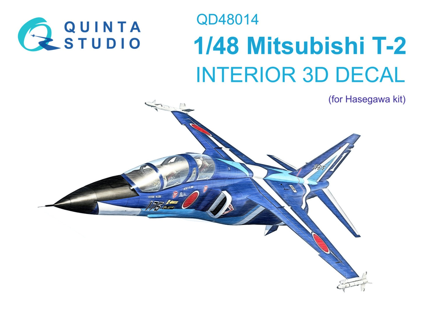 Quinta Studio QD48014 1:48 Mitsubishi T-2 3D-Printed Interior Decals