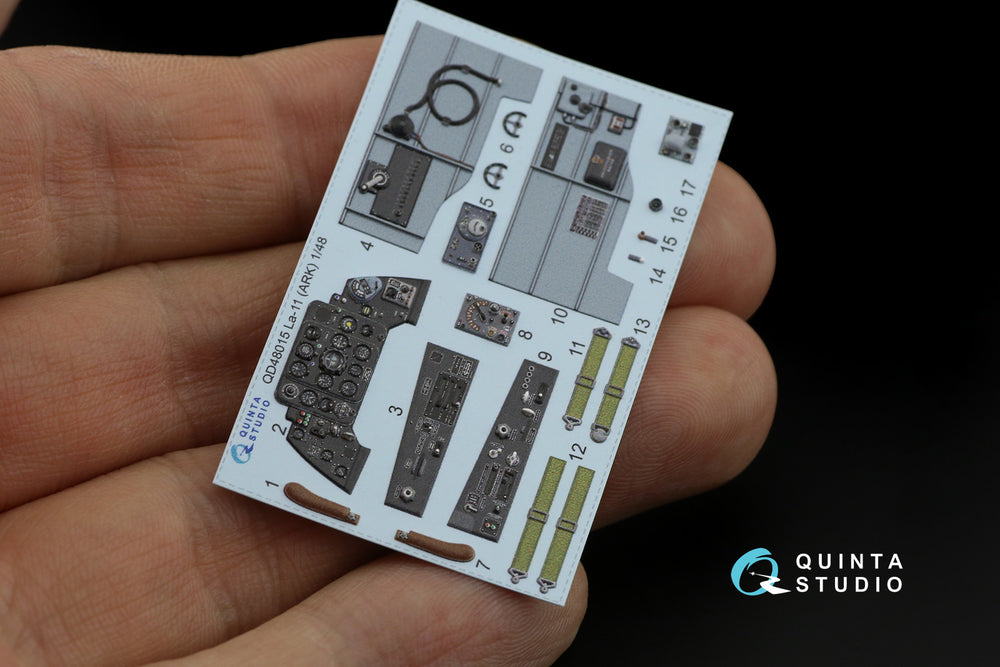 Quinta Studio QD48015 1:48 Lavochkin La-11 3D Interior Decal