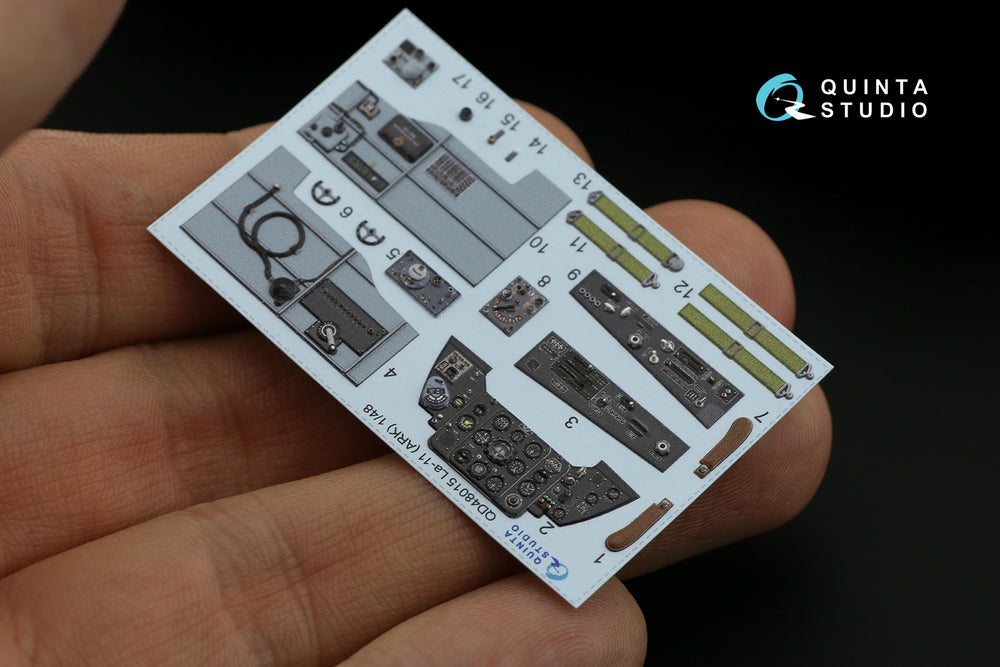 Quinta Studio QD48015 1:48 Lavochkin La-11 3D Interior Decal