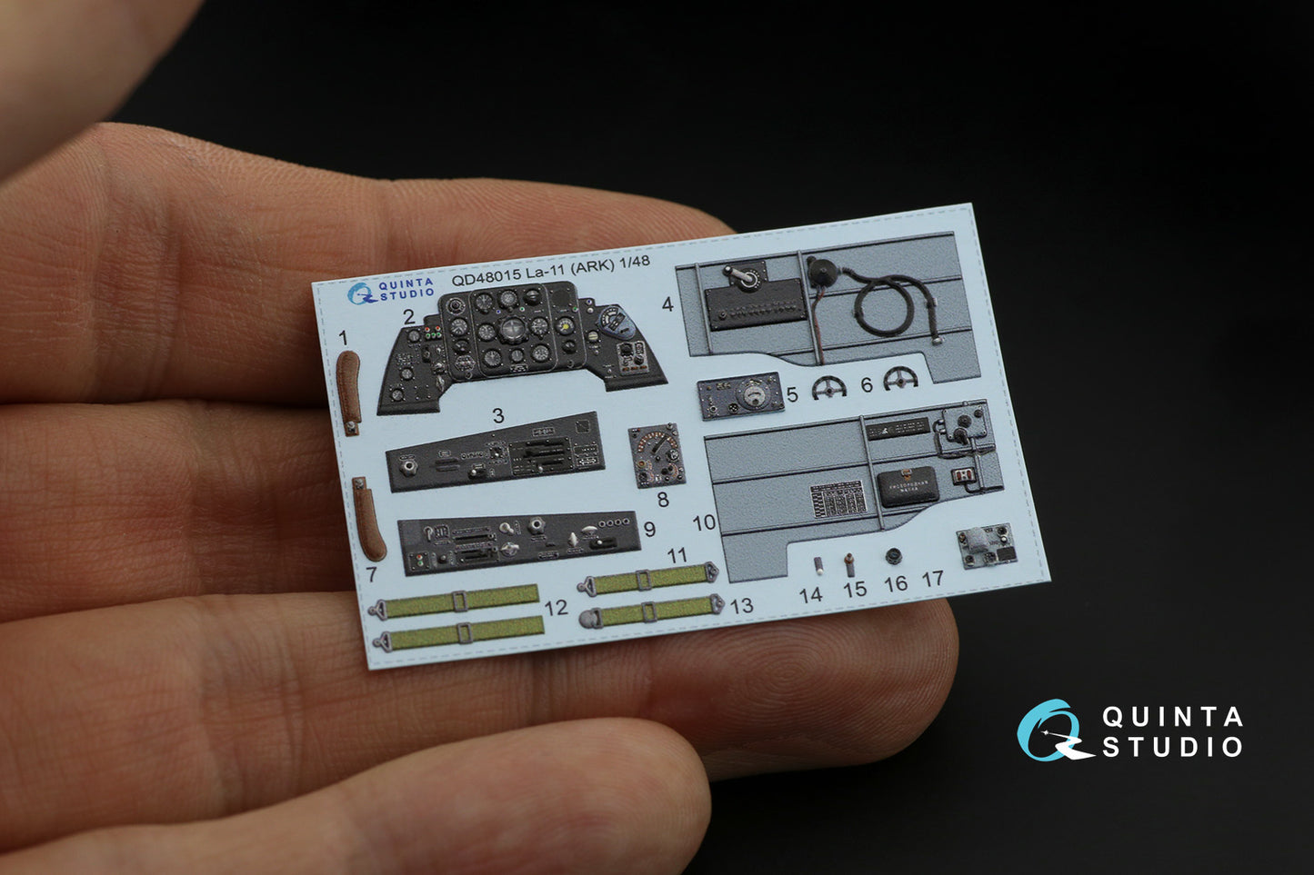 Quinta Studio QD48015 1:48 Lavochkin La-11 3D Interior Decal