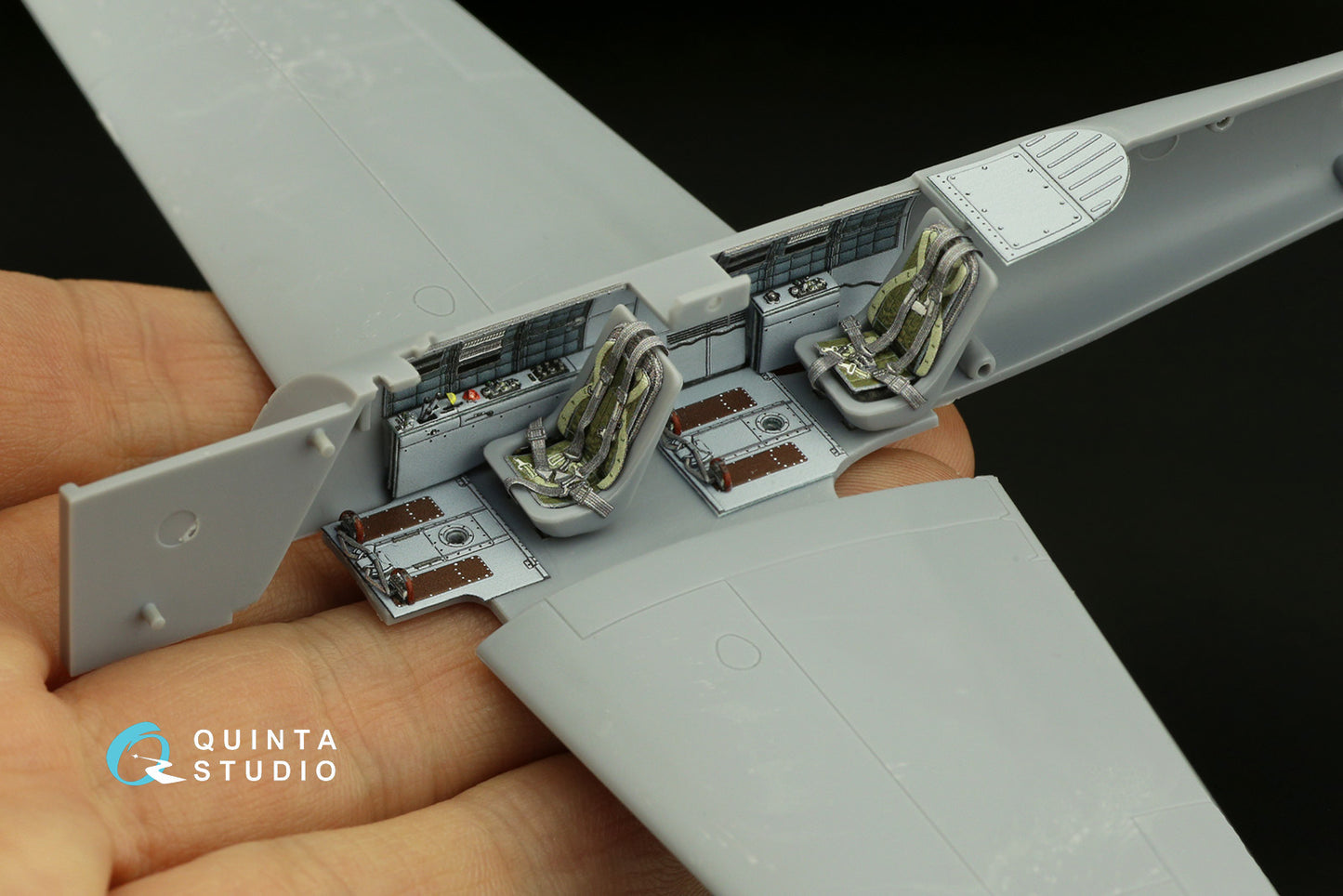 Quinta Studio QD48019 1:48 Yak-52 3D-Printed coloured Interior on decal paper