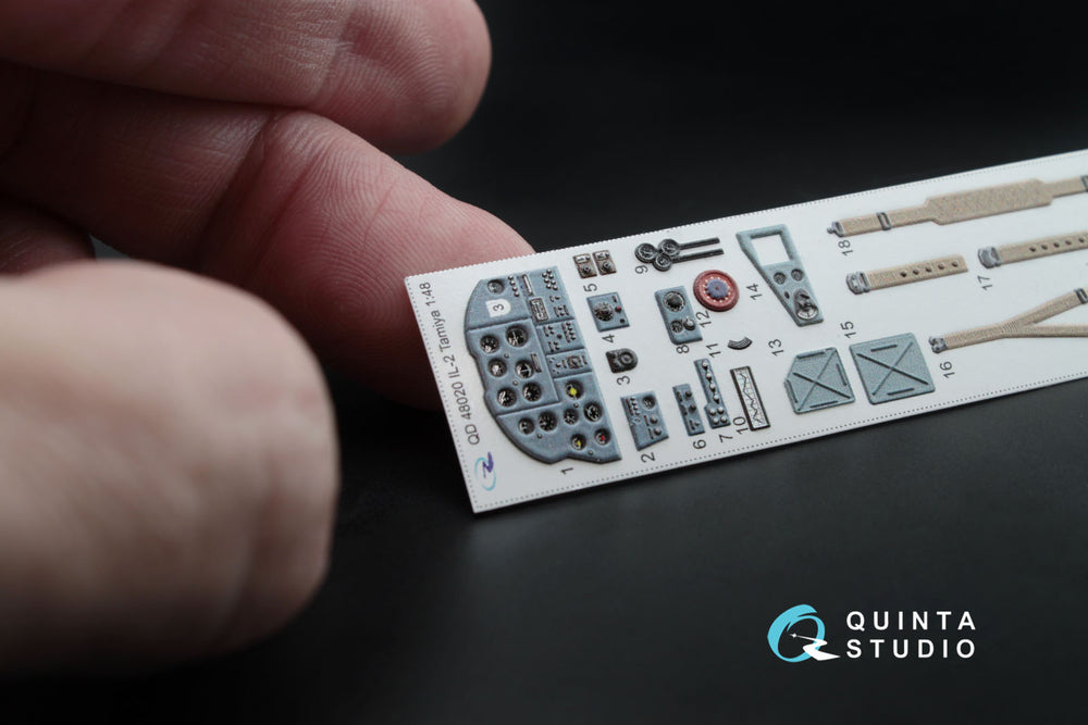 Quinta Studio QD48020 1:48 Ilyushin Il-2 3D-Printed Interior Decals