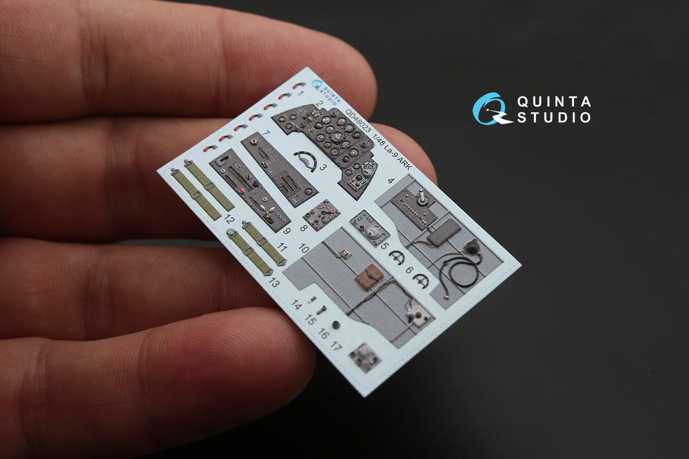 Quinta Studio QD48023 1:48 Lavochkin La-9 3D-Printed Interior Decals