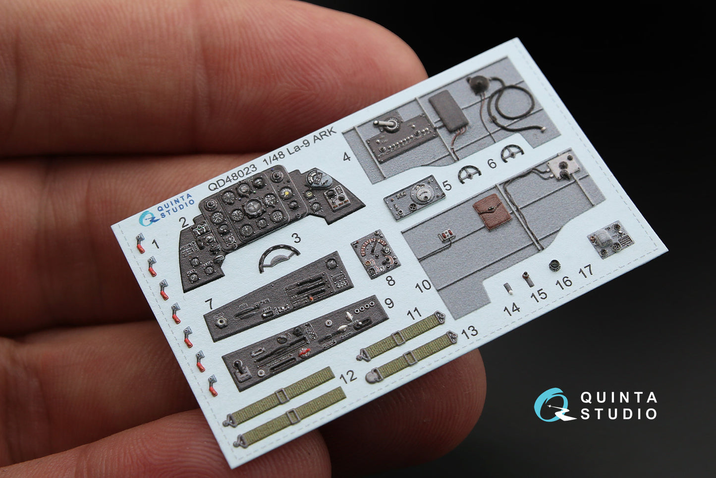 Quinta Studio QD48023 1:48 Lavochkin La-9 3D-Printed Interior Decals
