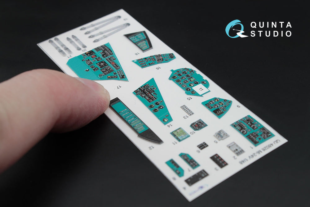 Quinta Studio QD48026 1:48 Mil Mi-24V 3D-Printed Interior Decals