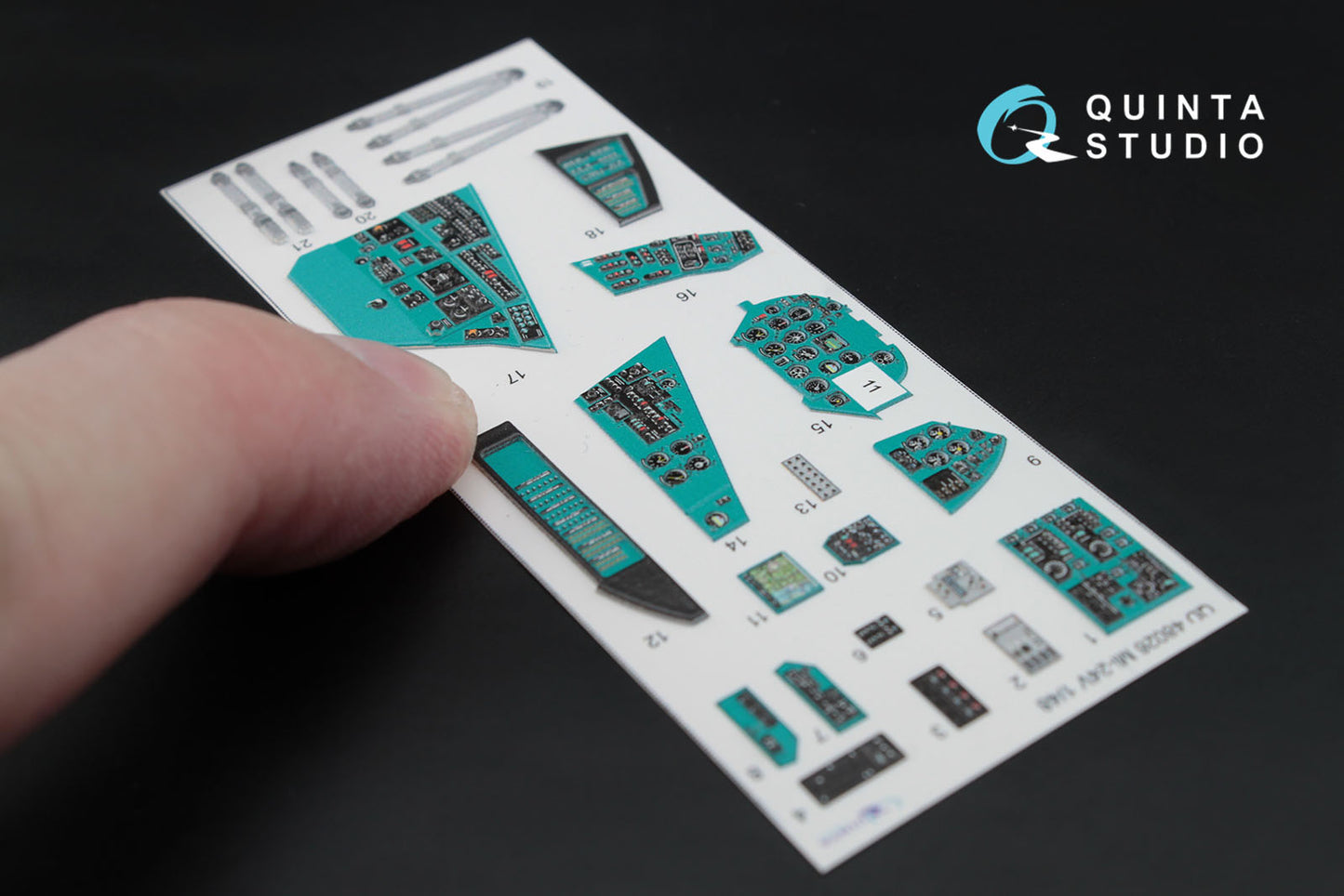 Quinta Studio QD48026 1:48 Mil Mi-24V 3D-Printed Interior Decals