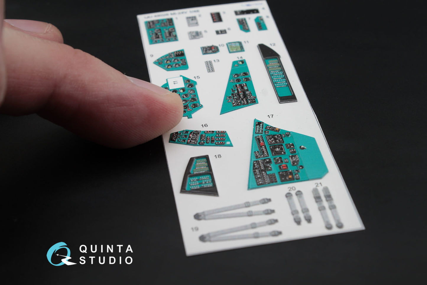 Quinta Studio QD48026 1:48 Mil Mi-24V 3D-Printed Interior Decals