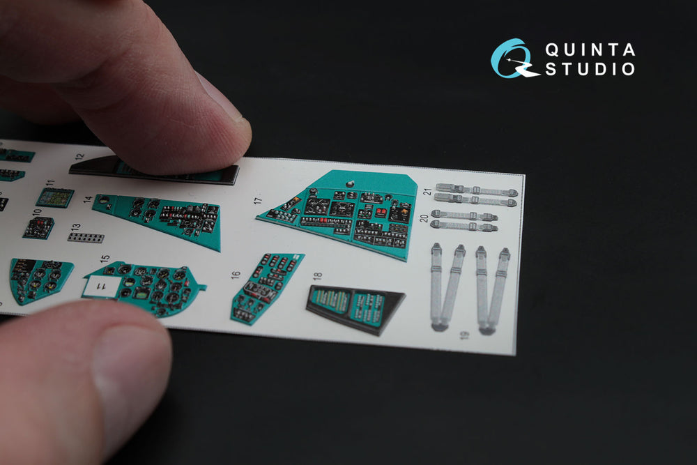Quinta Studio QD48026 1:48 Mil Mi-24V 3D-Printed Interior Decals