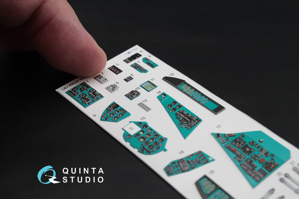 Quinta Studio QD48026 1:48 Mil Mi-24V 3D-Printed Interior Decals