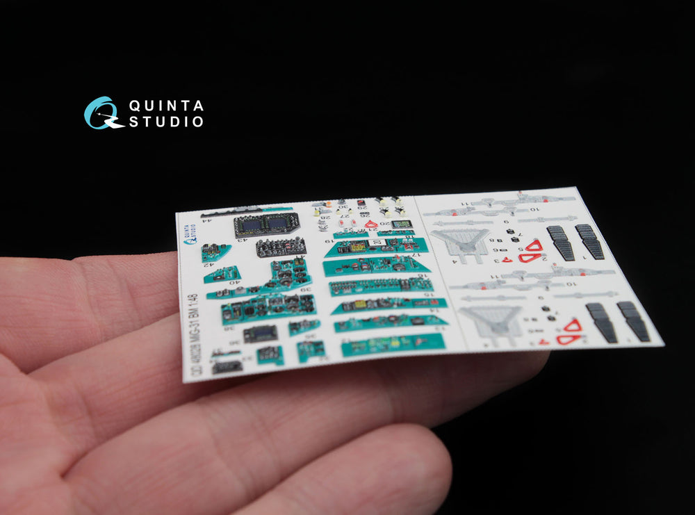 Quinta Studio QD48028 1:48 MiG-31BM 3D Interior Decal