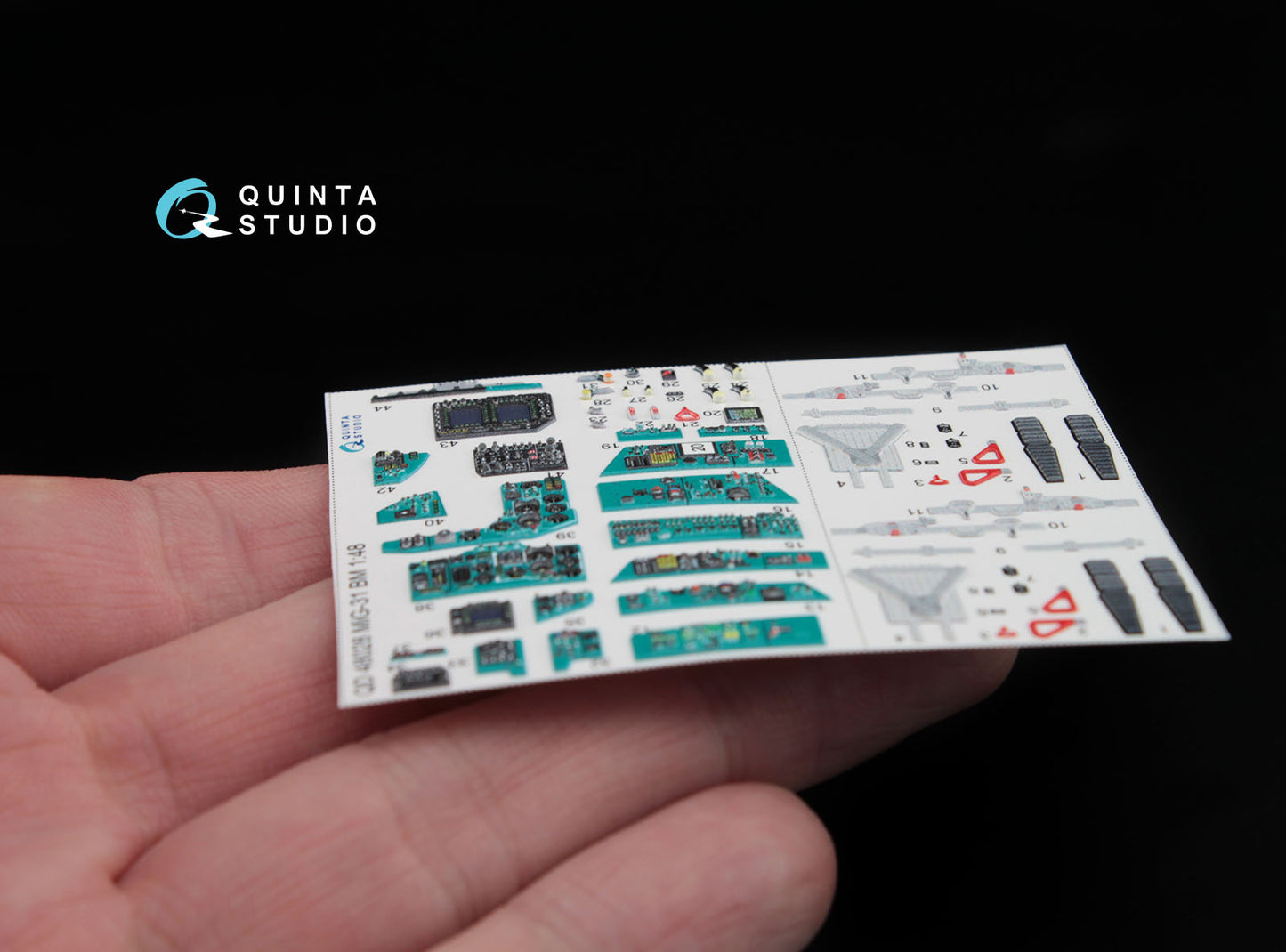 Quinta Studio QD48028 1:48 MiG-31BM 3D Interior Decal