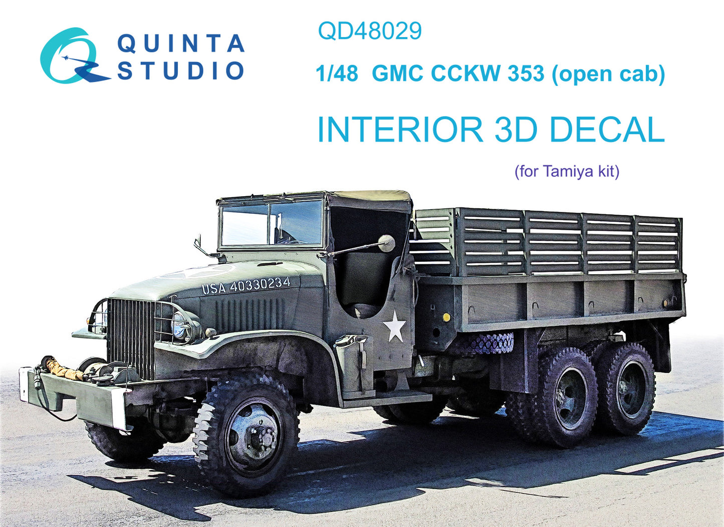 Quinta Studio QD48029 1:48 GMC CCKW 353