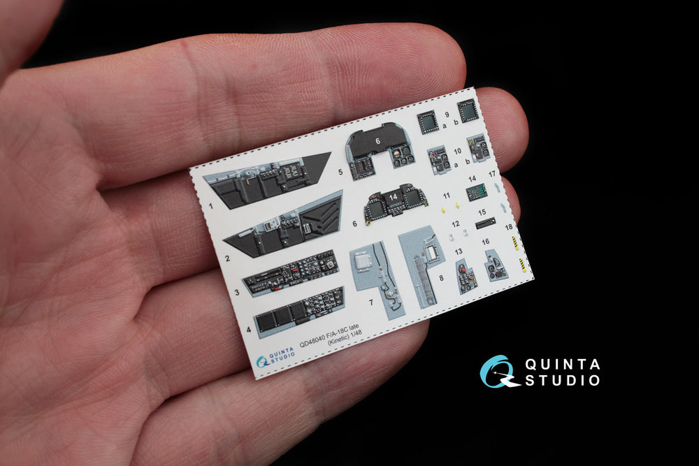 Quinta Studio QD48040 1:48 McDonnell-Douglas F/A-18C Hornet