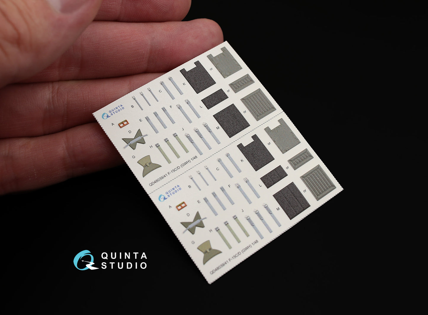 Quinta Studio QD48041 1:48 F-15D Eagle 3D Interior Decal